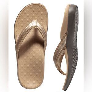 Vionic Sandals Flip Flops Arch Support Cream Size 13